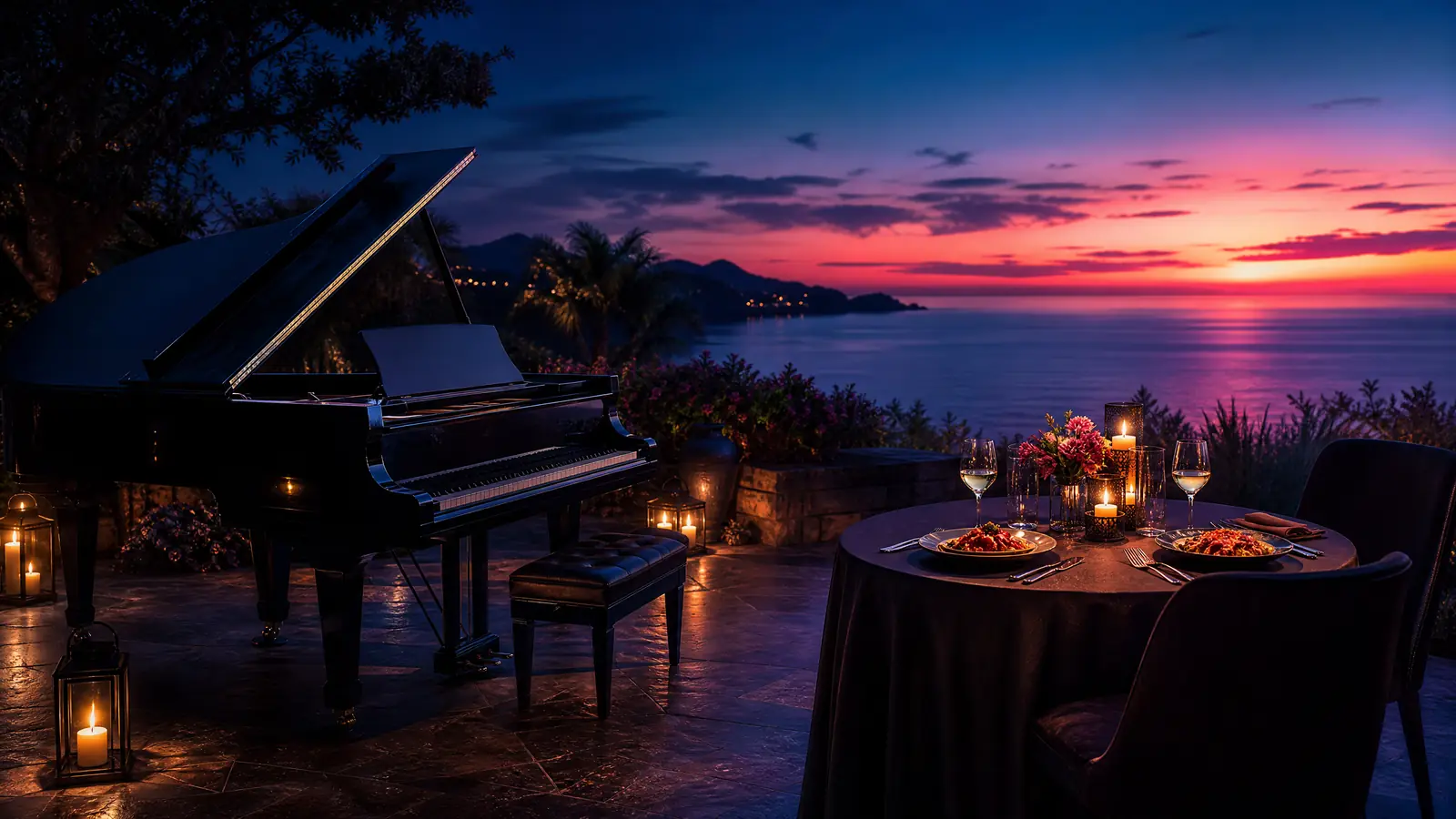 The 30-Minute Romantic Dinner Reset: How Piano Music Helps You Leave the Day Behind - A calmer dinner at home does not require restaurant lighting, complicated recipes, or a personality transplant. This practical piano routine uses a few deliberate choices to turn an ordinary evening into a more relaxed shared pause.